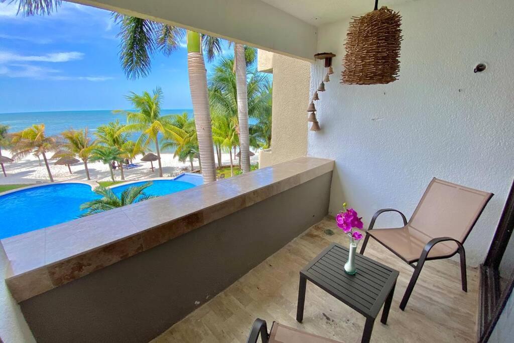 Oceanfront Condo Bm By Andiani Cancun Bagian luar foto
