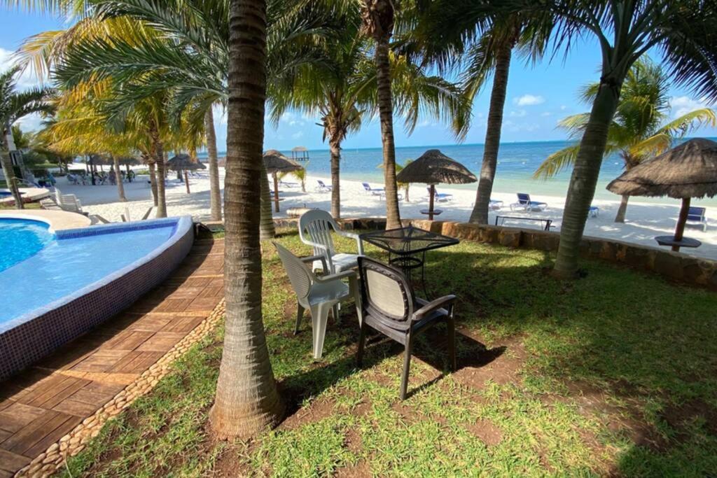 Oceanfront Condo Bm By Andiani Cancun Bagian luar foto